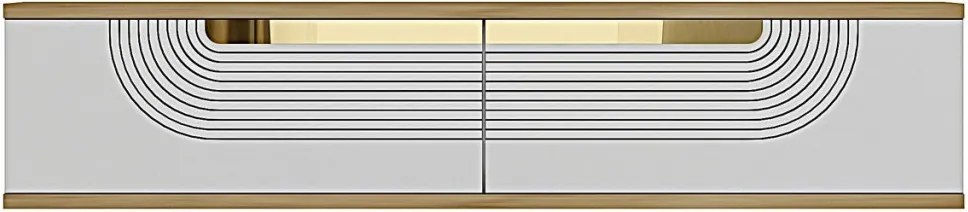 Meyra 120 - Sapphire Oak, White, Gold