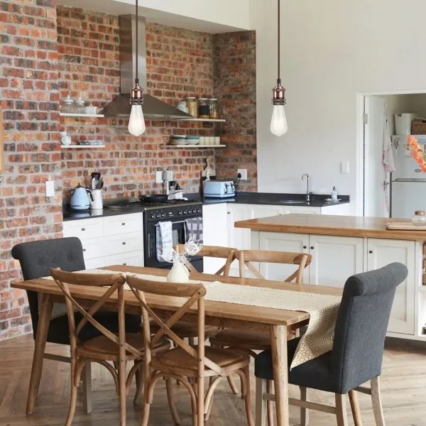 Rabalux 1417 - Függeszték FIXY E27/40W bronz