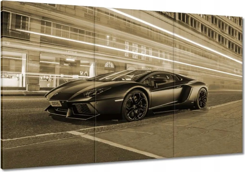 Képek 120x80 Szépia sportautó