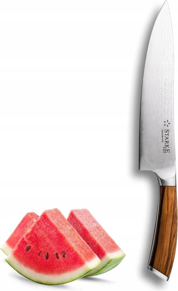 Konyhafőnök Kés Kemény Acél Tömör Éles Starke Pro Keiko Yoko 20 cm