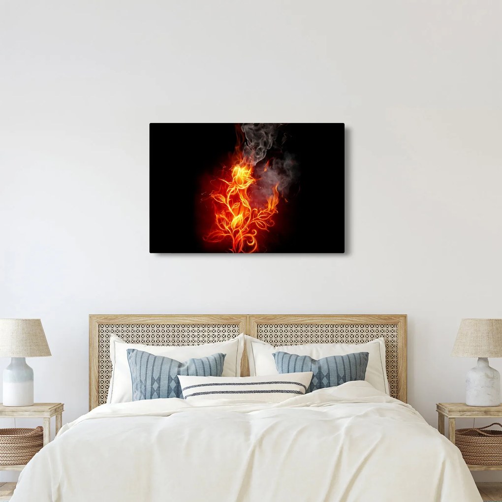 Kép - Rózsák a tűzben (90x60 cm)