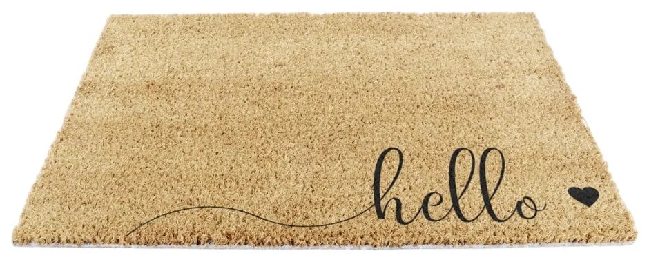 Kókuszrost lábtörlő 40x60 cm Hello Scribble – Artsy Doormats