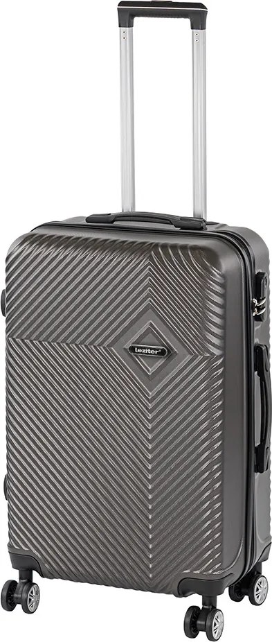 TraveLux Pro közepes bőrönd keményfedeles 68x45x25 cm szürke