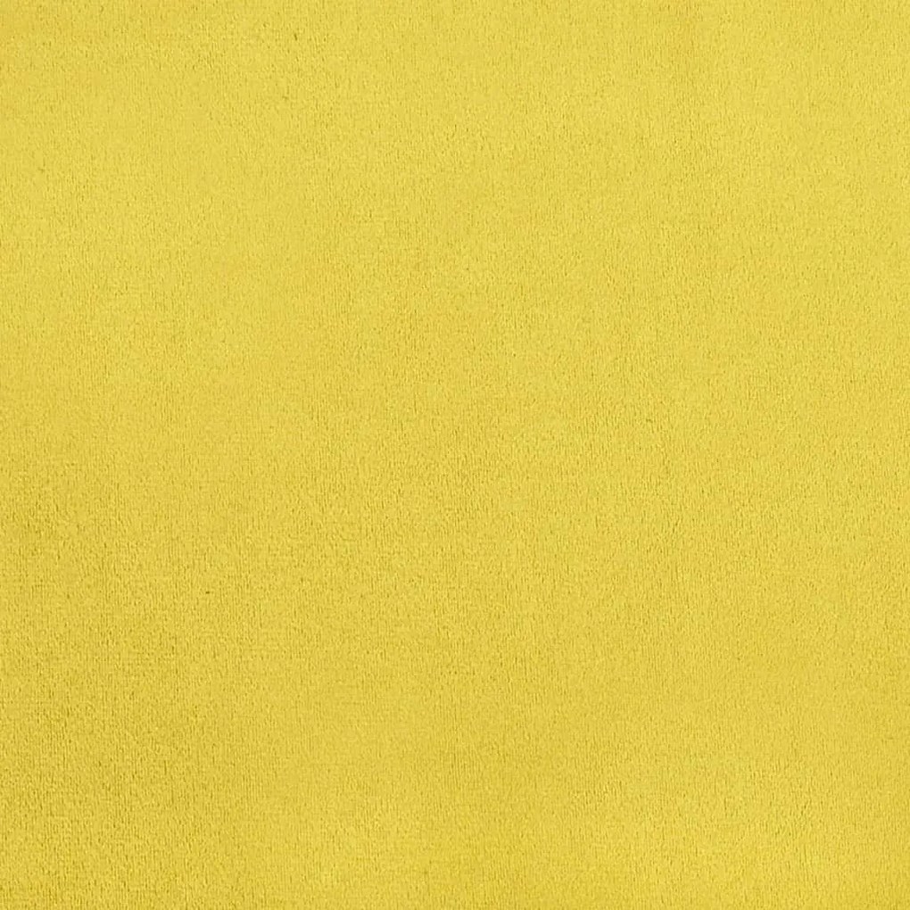 sárga bársony dönthető masszázsfotel