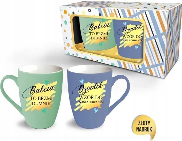 2 Db-os Bögre Szett Nagyinak És Nagypapának