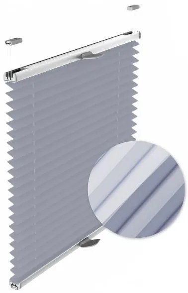 Gario Pliszé függöny Thermo Galambszürke Szélesség: 121 cm