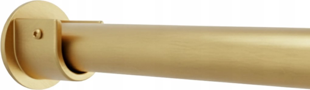 Függönykarnis Fém 19 mm arany Sárgaréz Matt, karikák nélkül 180 cm