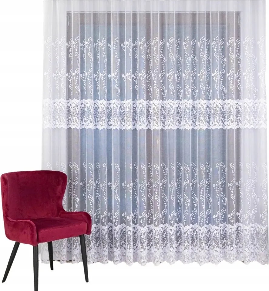 Kész Függöny Szalaggal, Hosszú, Eredeti Mintával , Lengyelországban Varrva 200x220