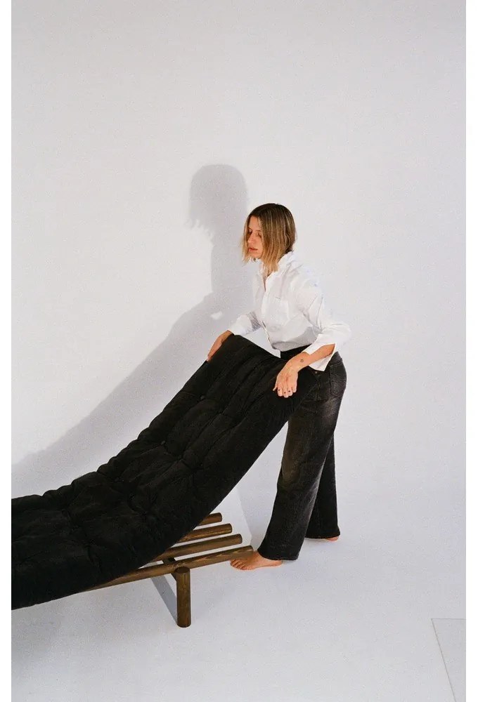 Mustársárga egyszemélyes ágy Next – Karup Design