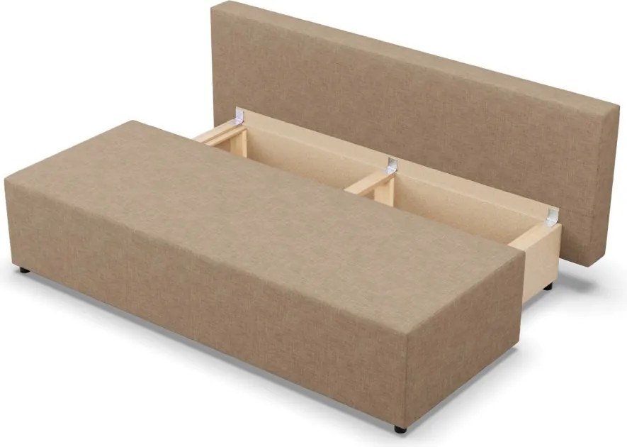 Nobu kanapé, fonott, bézs