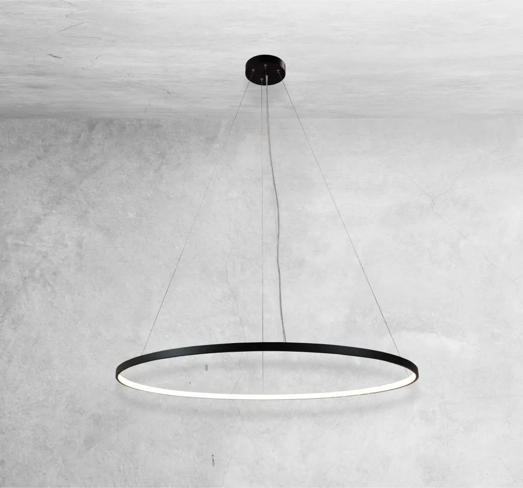 ANTIGO 5332 AGARI Modern Led Függesztett Lámpa Fekete LED IP20