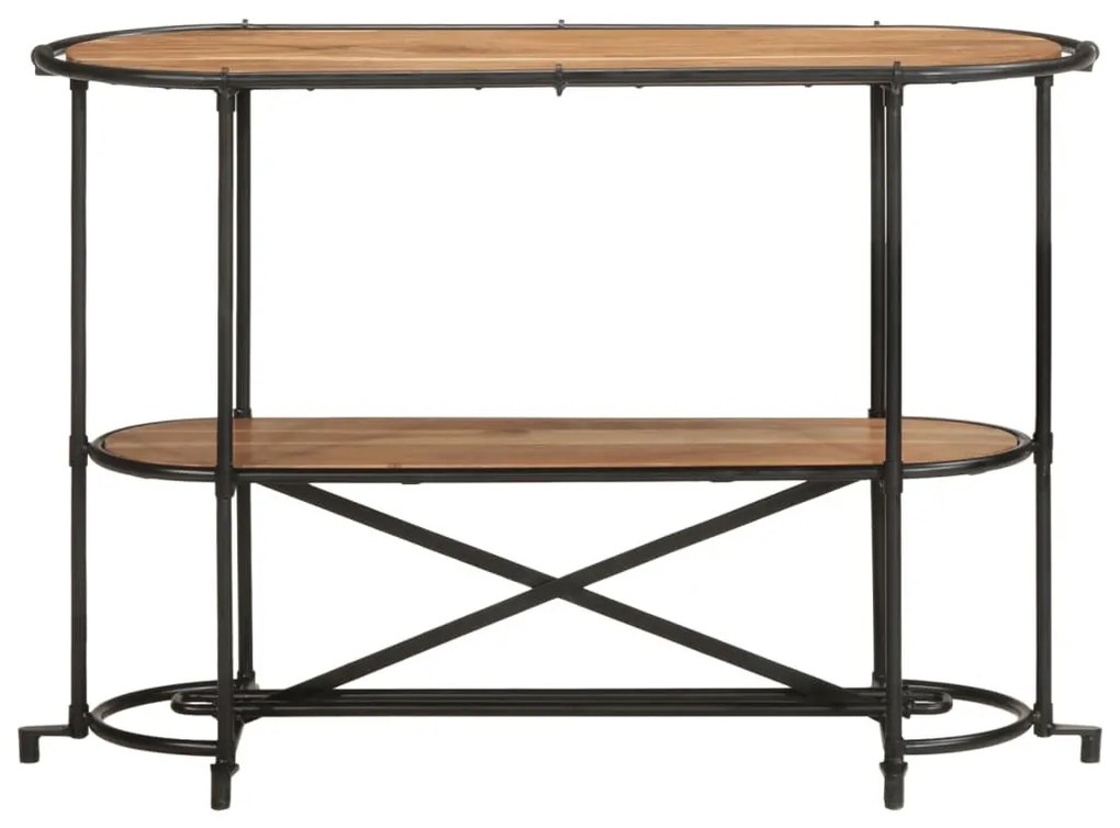 tömör akácfa tálalóasztal 110 x 42 x 76 cm