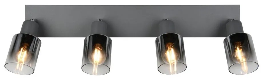 Antracitszürke spotlámpa ø 7 cm Cadiz – Reality