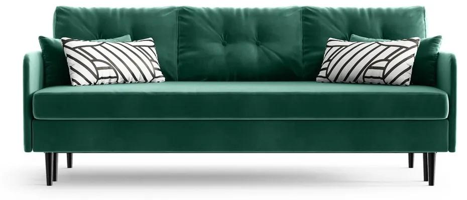 Memphis Emerald Green zöld kinyitható kanapé - Daniel Hechter Home