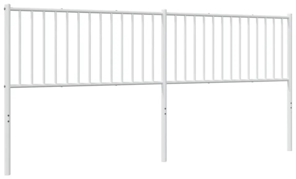 fehér fém fejtámla 200 cm