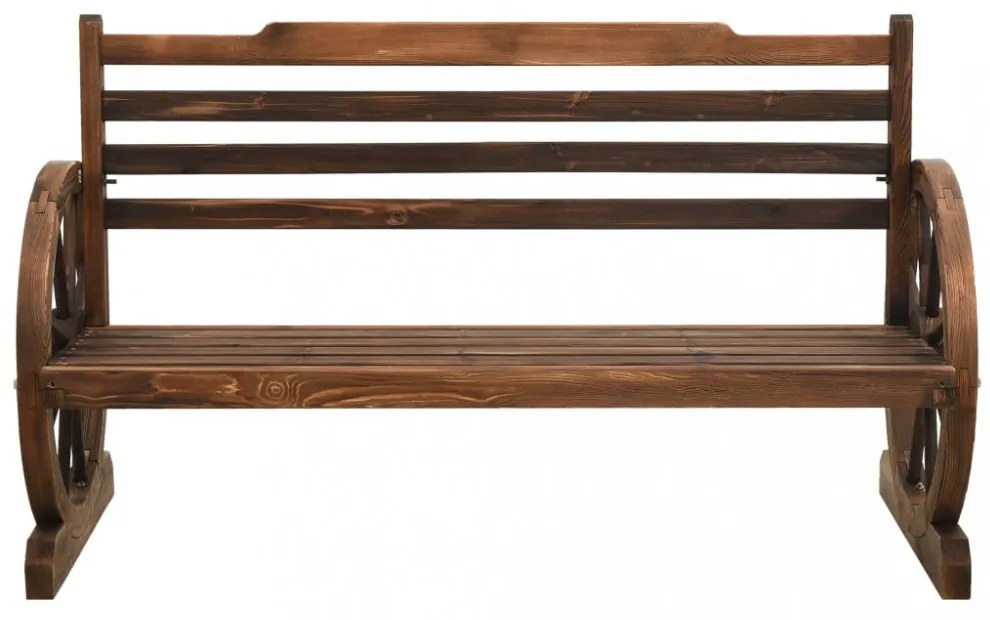 tömör fenyőfa kerti pad 112 cm