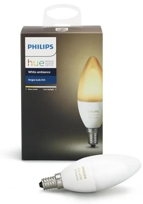Philips LED Dimmelhető izzó Philips Hue WHITE AMBIANCE E14/6W/230V 2200-6500K P2361