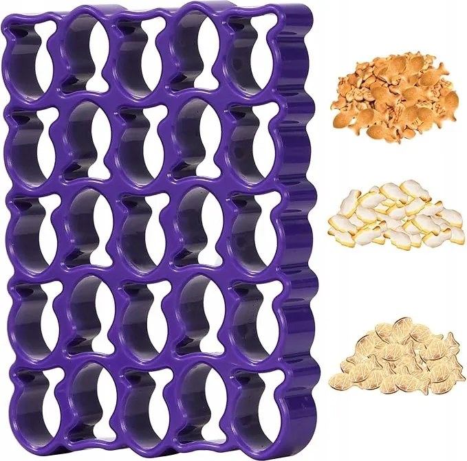 Hal alakú kekszformázó