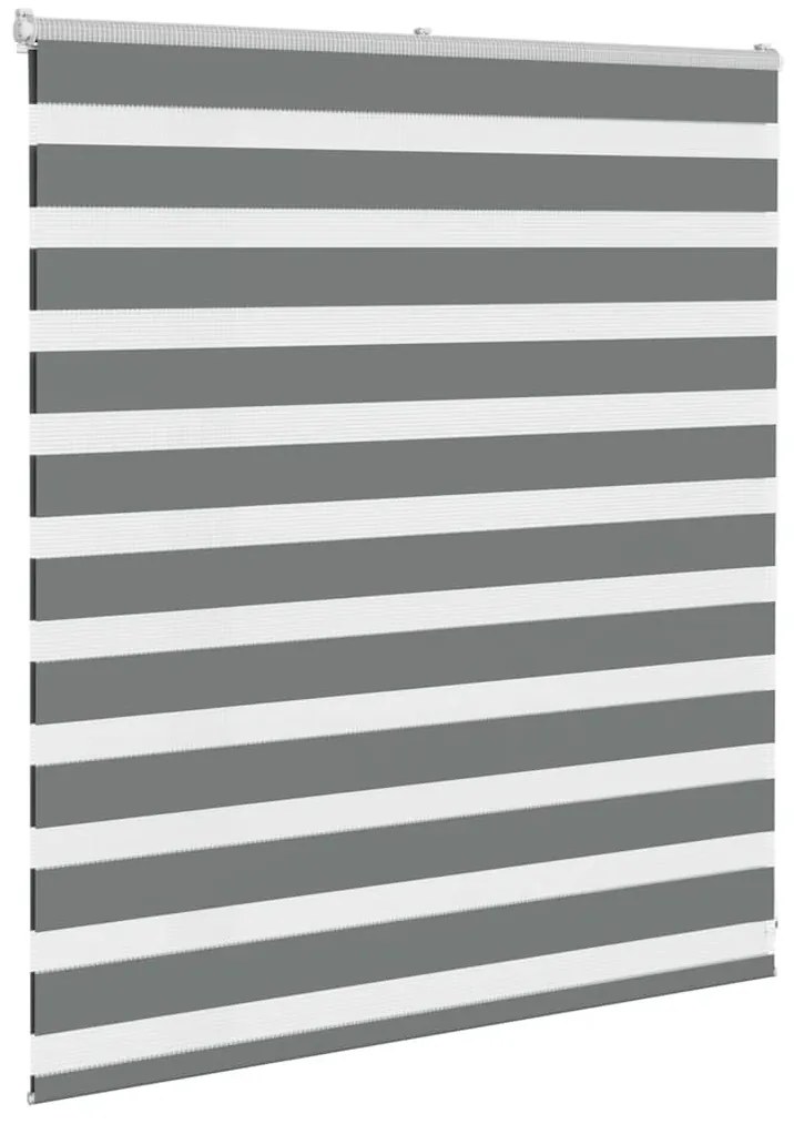 zebrafüggönnyel sötét szürke szövetszélesség 120,9cm poliészter
