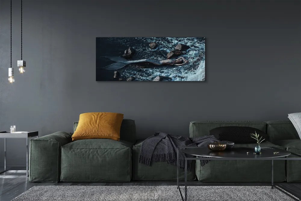 Canvas képek tenger sziréna 100x50 cm