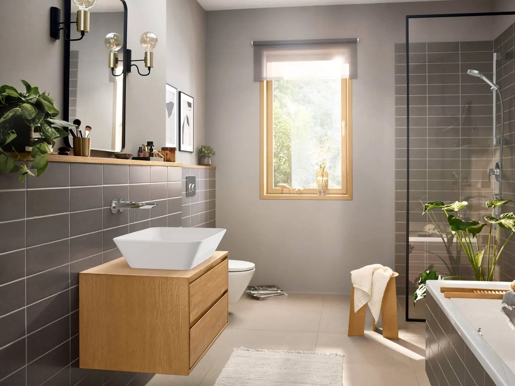 Hansgrohe Rebris E, rejtett mosdócsaptelep, 2 lyukú beépítés, króm, 72568000