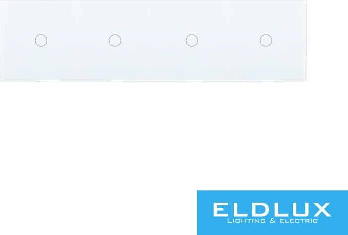 ELDLUX ELDTREND négyes soroló érintőpanel fehér