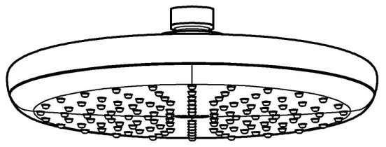 GROHE 26410000 - TEMPESTA 210 mm zuhanyfej fényes króm