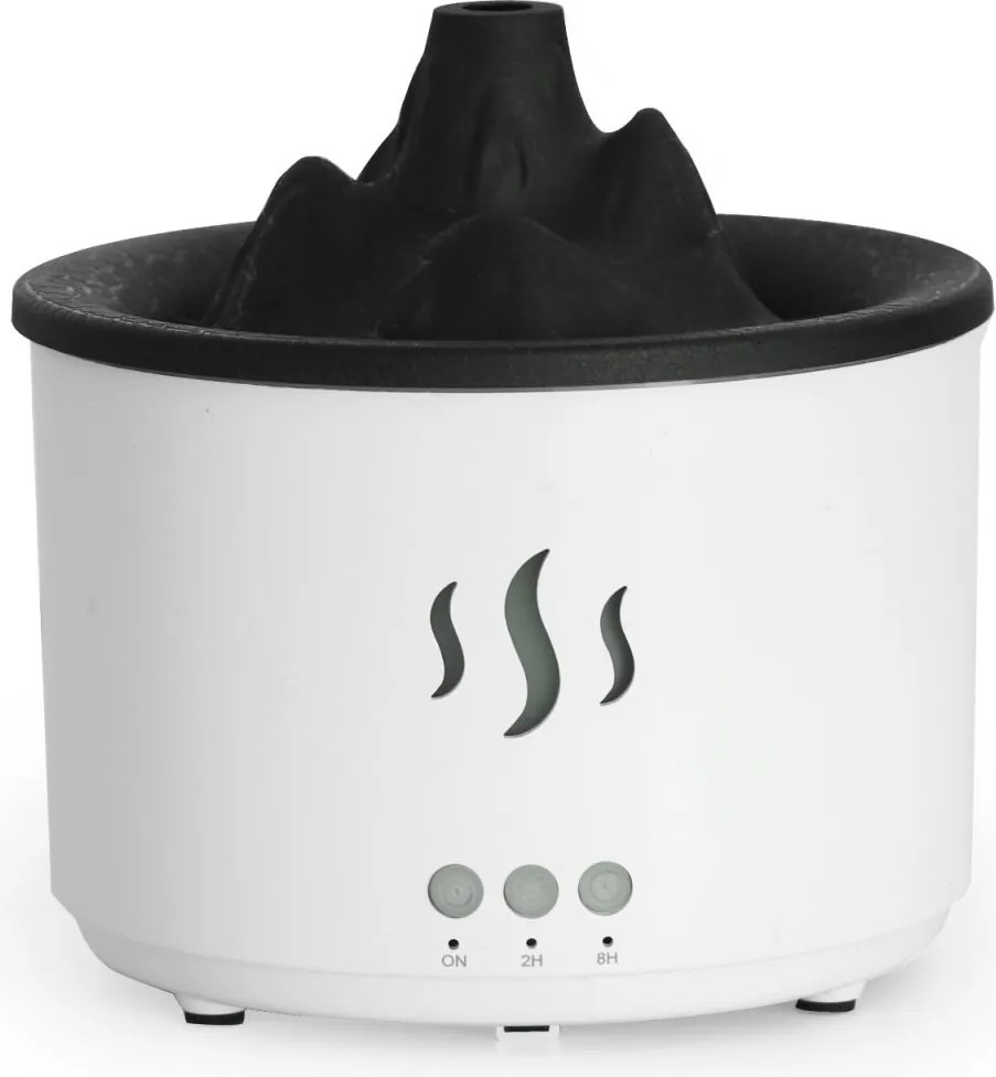 RDF3 aroma diffúzor vulkán formájában - 500 ml - fehér