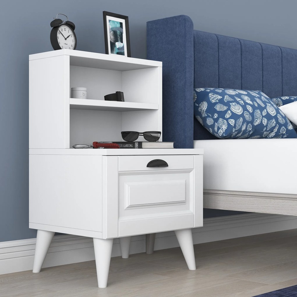 Éjjeliszekrény Beddy (fehér). 1072717