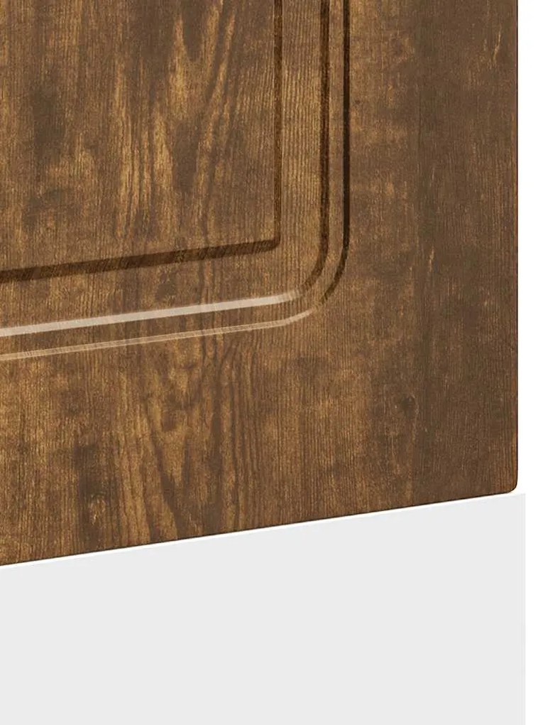 vidaXL mosogatógép panel Kalmar füstölt tölgy 60x1,5x67 cm