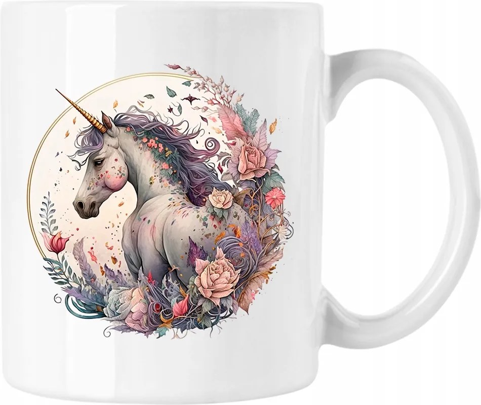 Unikornis bögre Művészet ló art 1 Fehér 330ml