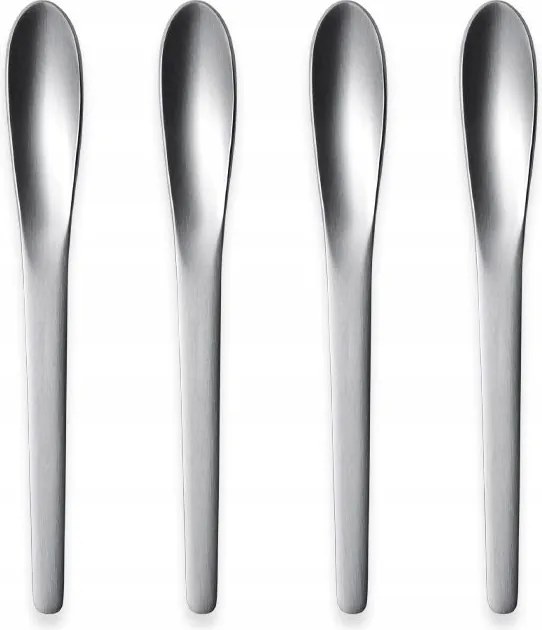 Georg Jensen Arne Jacobsen Kávéskanál készlet 4 db Ezüst Matt