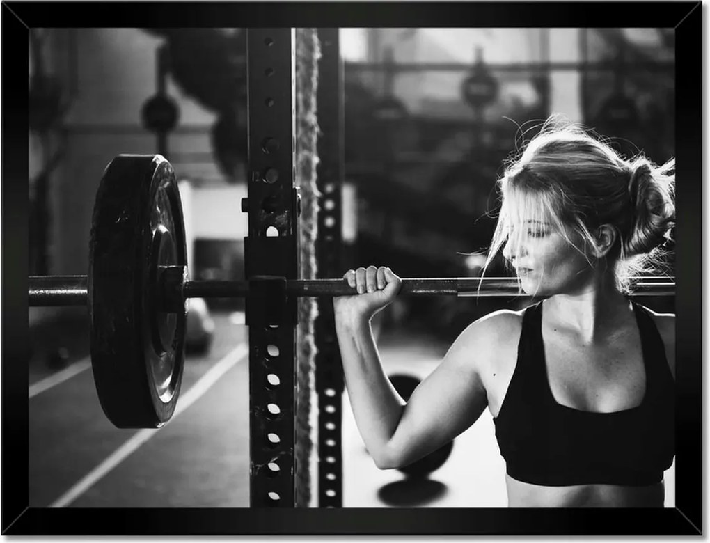 Poszterek keretben 40x30 Edzőterem Edzés Teljesítmény