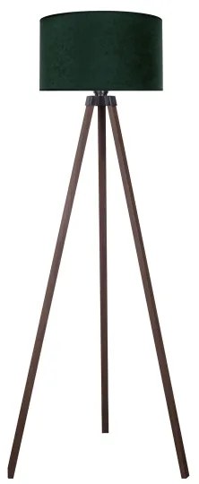 Brilagi - Állólámpa VELVET 1xE27/60W/230V barna/zöld