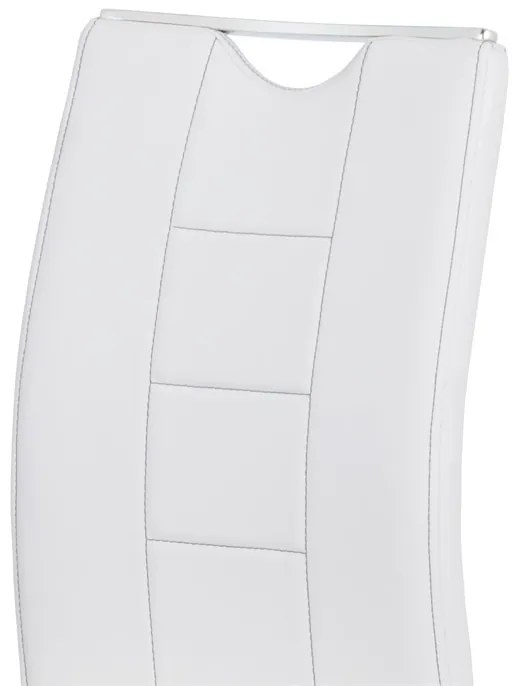 Fehér Ekobőr Étkezőszék. DCL-411 WT