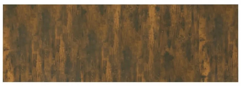 füstös tölgy színű szerelt fali fejtámla 240 x 1,5 x 80 cm