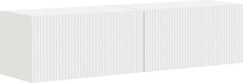 vidaXL TV Fali Szekrény 2 pcs Fehér 60 x 31 x 29.5 cm Faanyag