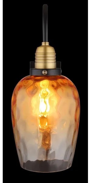 Globo 15786W - Fali lámpa SALVY 1xE27/60W/230V narancs