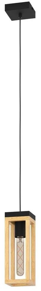 Eglo 43743 - Csillár zsinóron NAFFERTON 1xE27/40W/230V