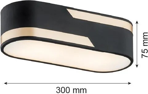 ARGON 904 TONI Loft Mennyezeti Lámpa Fehér, Fekete, Arany E27 IP20