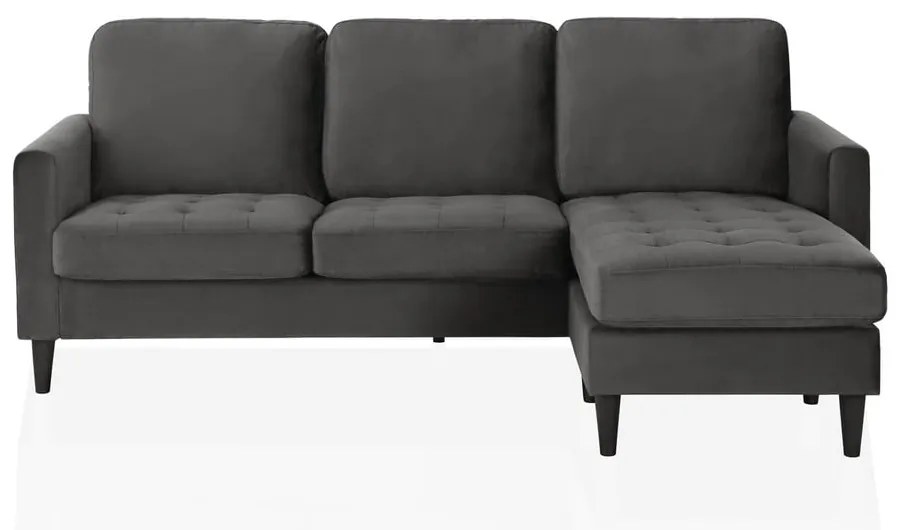 Szürke variálható sarokkanapé Strummer - CosmoLiving by Cosmopolitan