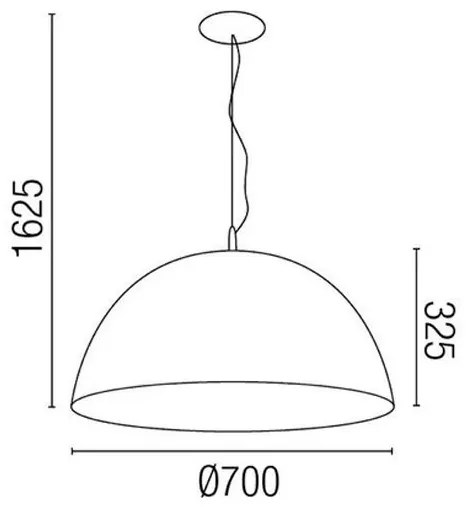 FARO 28399 MAGMA Modern Függesztett Lámpa E27 IP20