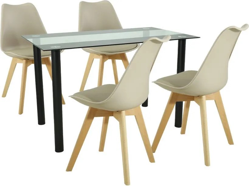 Merlo 4+1 étkező garnitúra bézs