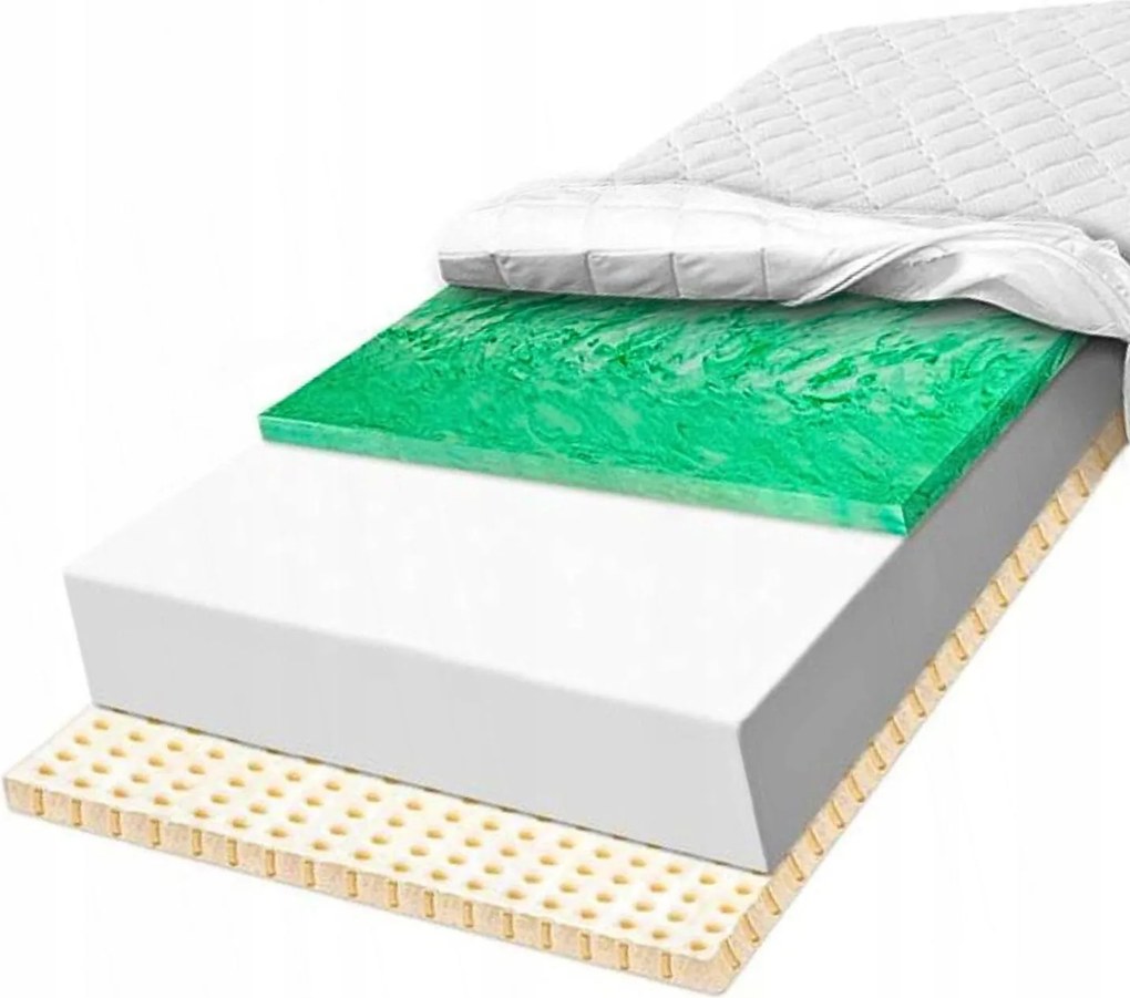 180X200 latex habszivacs matrac Materace z Gór Verde 27 cm