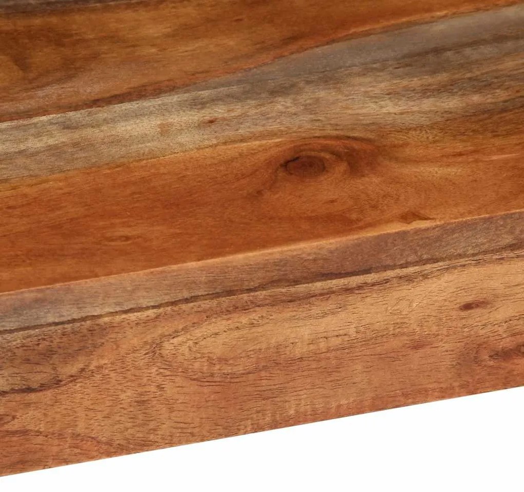 vidaXL dohányzóasztal 60x60x35 cm tömör fa akácfa