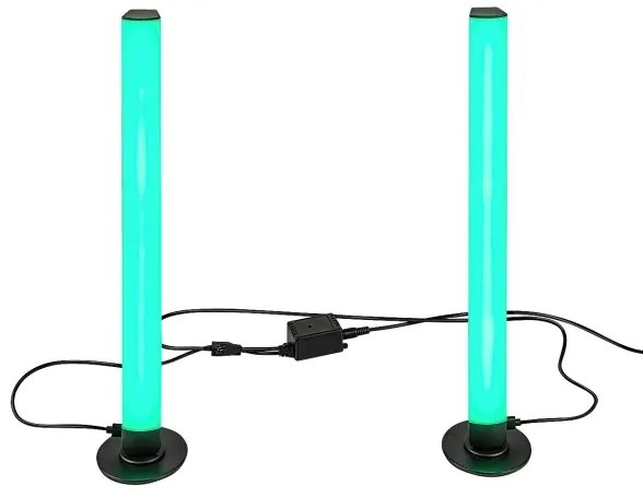 Rabalux 76014 - 2x LED RGB állítható asztali lámpa PACO LED/5W/5V