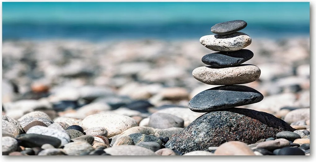 Fotó kép edzett üveg kőhalom 140x70