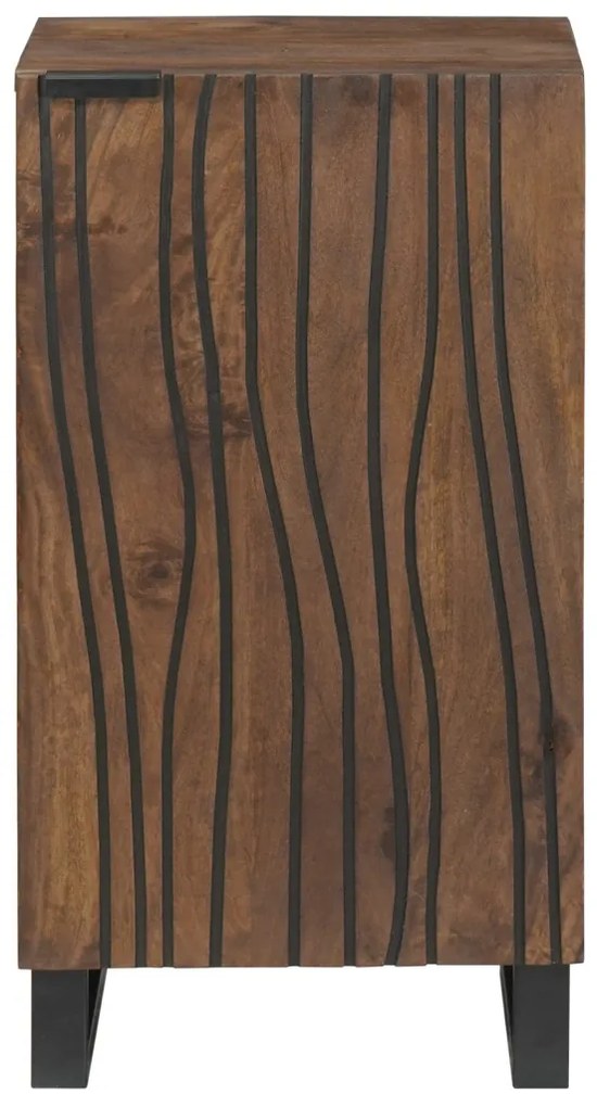 Oldalszekrény 40 x 33,5 x 75 cm - Tömör Mangófából Készült