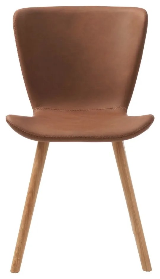 Konyakbarna bőrutánzat étkezőszék Teslin – Unique Furniture