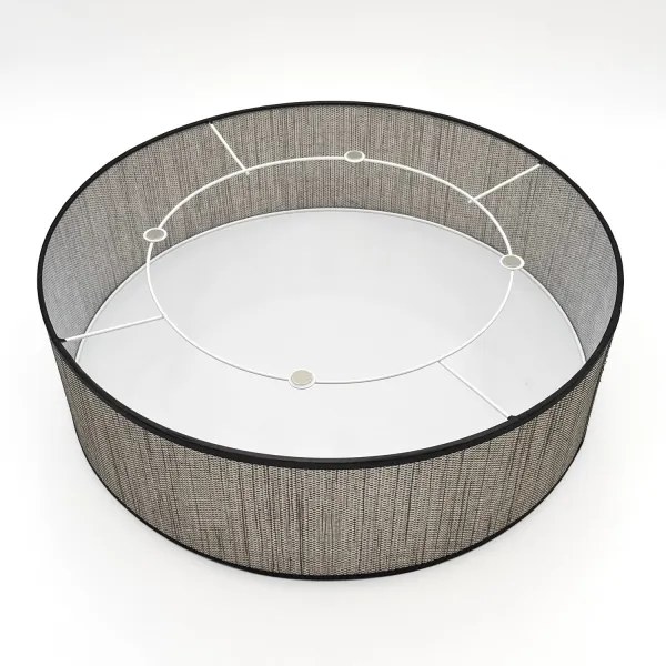 Mennyezeti lámpa SIRJA 2x E27/15W/230V, Ø 45 cm, barna